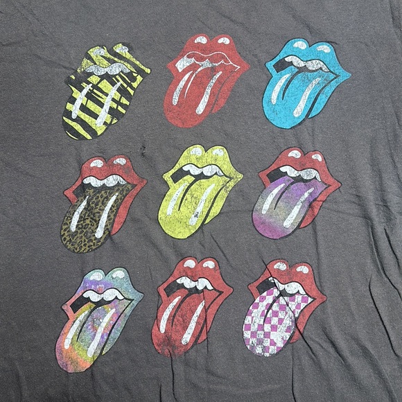 The Rolling Stones 2021 Multi Logo graphic tee grey Size XS - Picture 2 of 6